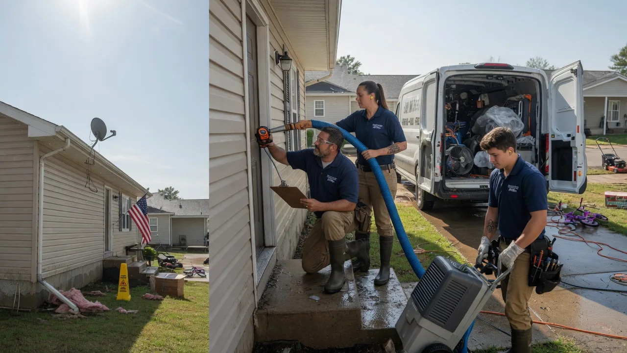 Ceiling Water Damage Restoration in Gravette, AR near me